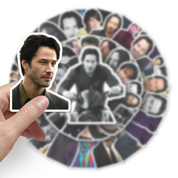 10/50PCS Keanu Reeves Through the Years Sticker Packs (ONLINE ORDER ONLY)