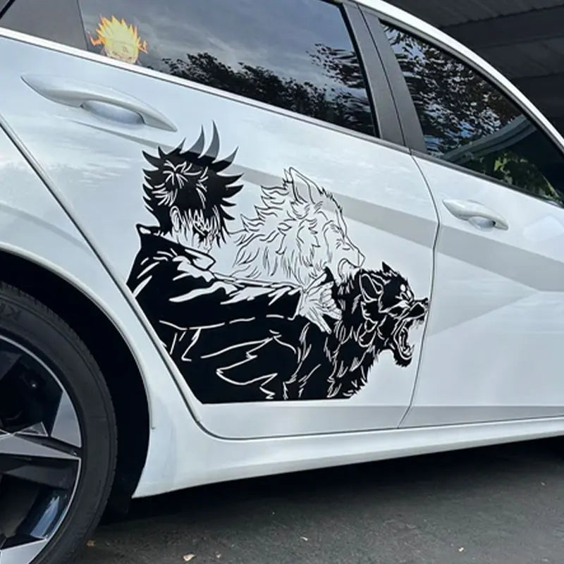 Large Anime Decal Graphic For Cars Sticker Decoration Side Hood Auto Parts Die Cutting Water Proof Vinyl Decals Accessories (ONLINE ORDER ONLY)