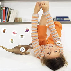 100-500pcs New Cartoon Dinosaurs Stickers 6 Designs for Classroom Teacher Stationery Sticker Label for Kids Reward Stickers (ONLINE ORDER ONLY)