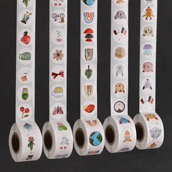 100-500pcs Merry Christmas Holiday Decoration Sticker 2.5cm Party Gift Baking Seal Sticker Invitation Letter Envelope Sticker (ONLINE ORDER ONLY)