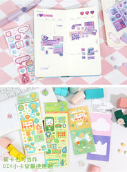 1pc Cute Pixel Candy Series Decorative Stickers Planner Journal Collage DIY idol card Material Sticker Kawaii Korean Stationery (ONLINE ORDER ONLY)