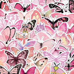 Cartoon Animal Butterfly Stickers for Phone Laptop Luggage Skateboard Kids Gift (ONLINE ORDER ONLY)