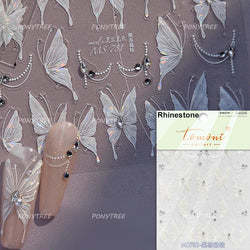 Bowknot Ribbon Butterfly Jelly Shiny Sparkling Delicate Charming Bow Tie 5D Nail Art Decorations Stickers DIY Manicure Decals (ONLINE ORDER ONLY)