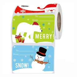 50-250Pcs Santa Claus Christmas Gift Decoration Sticker Packaging Stationery Sticker Happy Holidays Decoration Seal Label (ONLINE ORDER ONLY)