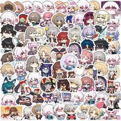 Honkai Star Rail Anime Stickers - 10/40/80pcs Cartoon Decals for Laptop, Phone, Diary, Scrapbook (ONLINE ORDER ONLY)