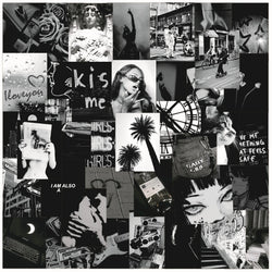 50pcs Black & White Graffiti Stickers for Wall Decoration with Storage Box (Online Order Only)