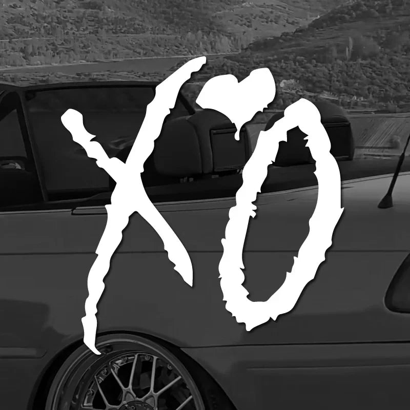 XO Stickers about XO Weekend Cuddle And Kiss Style, Personality Funny Car Stickers, Trunk Cover Car Stickers,For Cars, Trucks, (ONLINE ORDER ONLY)