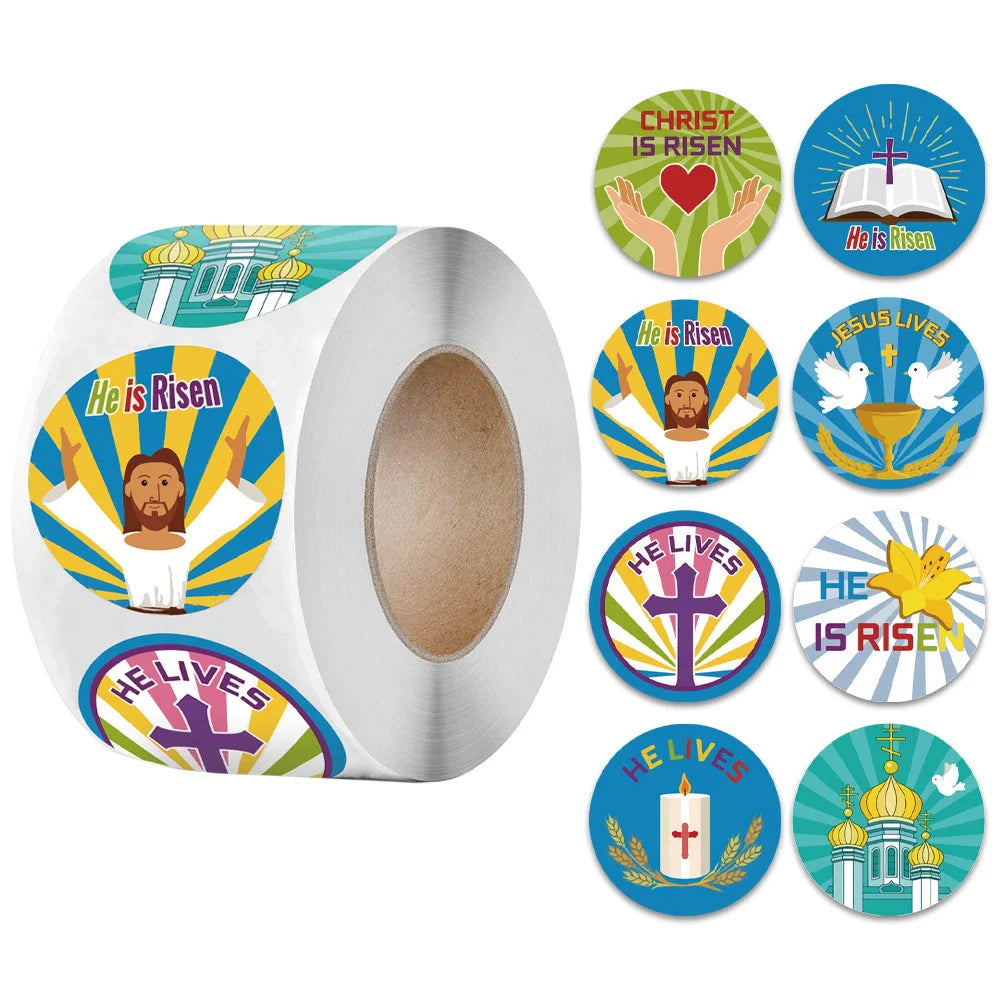 500pcs/roll Animals Stationery Labels Cute Reward Stickers For Kids Children Kindergarten School Students Games Toy (ONLINE ORDER ONLY)