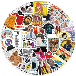 Think You Should Leave Stickers for Suitcase, Skateboard, Laptop, Luggage, Phone - 10/30/50PCS (Online Order Only)