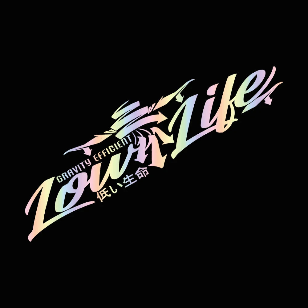 JDM Car Sticker Low Life Dropped Slammed Lowered Stance Slow Windshield Banner External Accessories Waterproof Vinyl Decals (ONLINE ORDER ONLY)