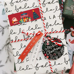 120pcs Christmas Snowman Adhesive Labels Stickers Gift Name Tags Merry Christmas Sticker Present Seal Decals Package Supplies (ONLINE ORDER ONLY)