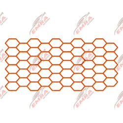 Honeycomb JDM Car Sticker External Accessories Sports Competition Style Decorative Die Cutting PVC Vinyl Decals Fits For Any Car (ONLINE ORDER ONLY)