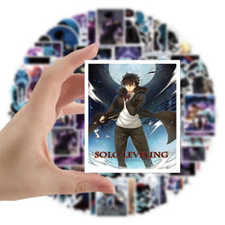 10/30/50PCS Solo Leveling Stickers Animation Graffiti Sticker Laptop Phone Guitar Car Bike Skateboard Decoration Cartoon Decals (ONLINE ORDER ONLY)