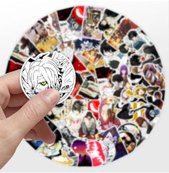10/30/50PCS Death Note Stickers Funny Mystery Film Sticker Animation Graffiti Decoration Toy Cartoon Decals Luggage Laptop Phone (ONLINE ORDER ONLY)