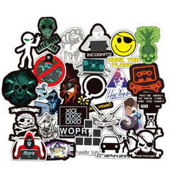 Hacker Programmer Java Stickers Pack Waterproof Decals for Laptop, Skateboard, Car, Phone, Motorcycle, Luggage (Online Order Only)