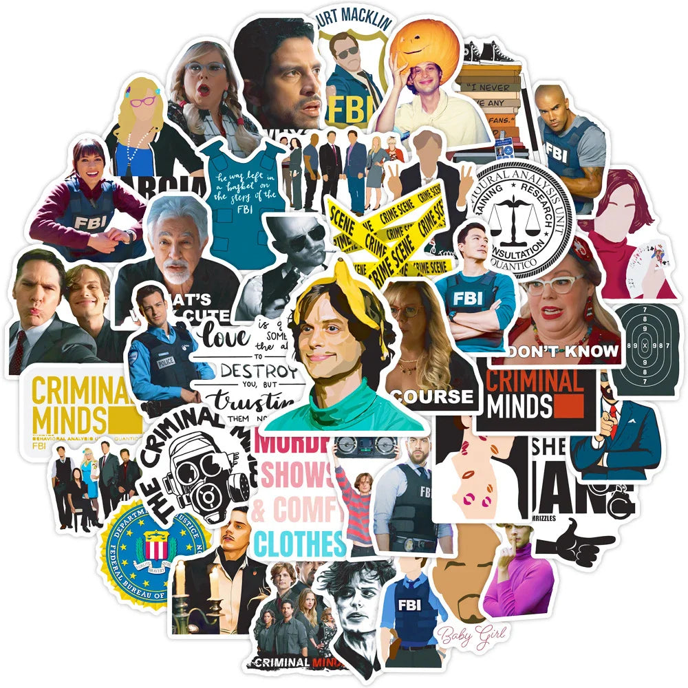 Criminal Minds Sticker Packs (ONLINE ORDER ONLY)