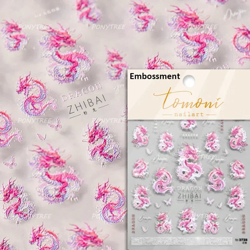 White Pink Baby Child Angel Wing Heart Bowknot Leaves Key Star Cupid's Arrow Archery Adhesive Nail Art Stickers Manicure Decals (ONLINE ORDER ONLY)
