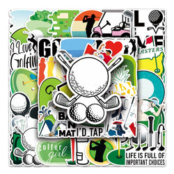10/50Pcs Cartoon Golf Sport Graffiti Stickers Laptop Fridge DIY Guitar Luggage Phone Decals Sticker Kid Toy Gift (ONLINE ORDER ONLY)