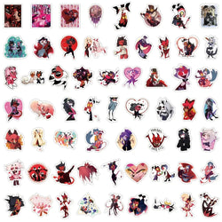 60/120Pcs Helluva Boss Cartoon Sticker Packs (ONLINE ORDER ONLY)