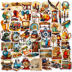 Vintage Art Graffiti Stickers Waterproof Decals for Motorcycle Laptop Luggage Car Kids Toys (Online Order Only)