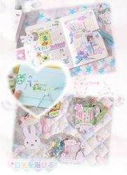 50Pcs Y2K Cute Cut Film Sticker Book for Phone Camera Luggage Journal  DIY Collage Sticker Kawaii Decoration Sticker Gift (ONLINE ORDER ONLY)