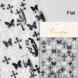 Charming Geometric Black Khaki Brown Grid Houndstooth Snowflake Flat Chic  Adhesive Nail Art Decoration Stickers Manicure Decals (Online Order Only)