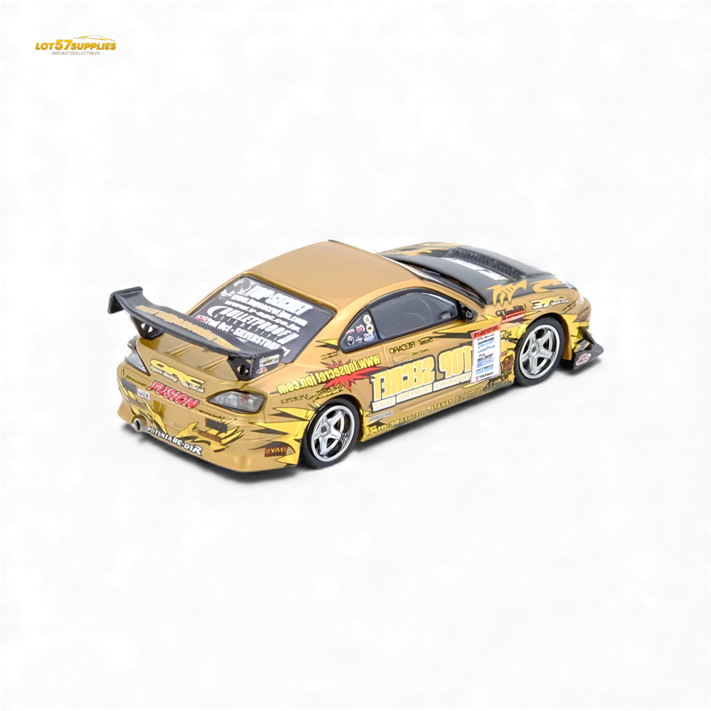 INNO64 Top Secret Silvia S15 D1GP 2004 Gold 1:64