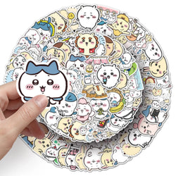 10/30/50/101PCS Chiikawa Stickers Cute Cartoon Sticker DIY Luggage Laptop Phone Guitar Car Bike Skateboard Toy Graffiti Decals (ONLINE ORDER ONLY)