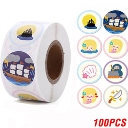 100-500pcs Reward Stickers Cute animals Motivational Stickers for Kids toys School Reward Students Teachers Stationery Labels (Online Order Only)