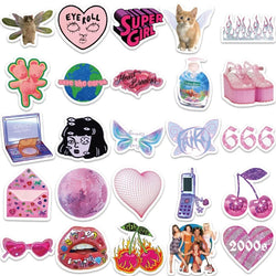 10/30/58PCS Girl Leopard Korean Stationery Sticker Aesthetic Children's PVC Decoration Scrapbooking School Supplies for Kids (ONLINE ORDER ONLY)