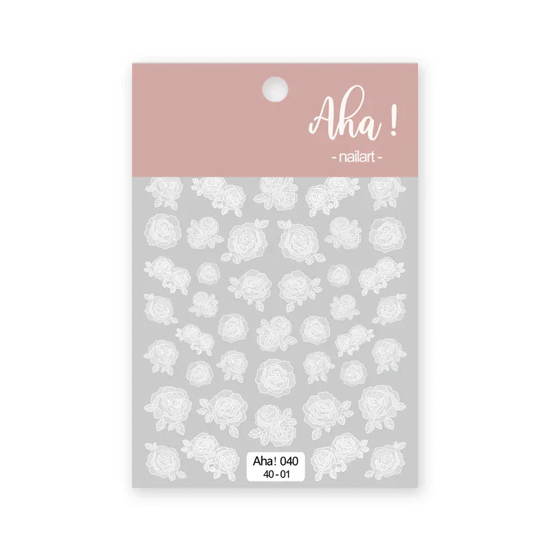1pc Cute White Cloud Nail Stickers Ultra Thin Nail Art Stickers Self Adhesive Decals Star Moon/Flower/Clouds Kawaii Nail Decals (Online Order Only)