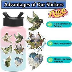 50PCS Retro Animal Stickers DIY Laptop Phone Suitcase Notebook Ancient Sticker Graffiti Decals Kids Toy Gift (ONLINE ORDER ONLY)