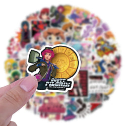 10/30/55/110PCS Scott Pilgrim Stickers Animation Decals Waterproof Cartoon stickers Kids Toys Scrapbook Luggage Guitar Car Bike (ONLINE ORDER ONLY)