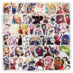 100pcs Gilgamesh Cartoon Stickers for Laptop, Phone, Car, Scooter, Suitcase, Water Bottle, Stationery, Refrigerator Decoration (ONLINE ORDER ONLY)