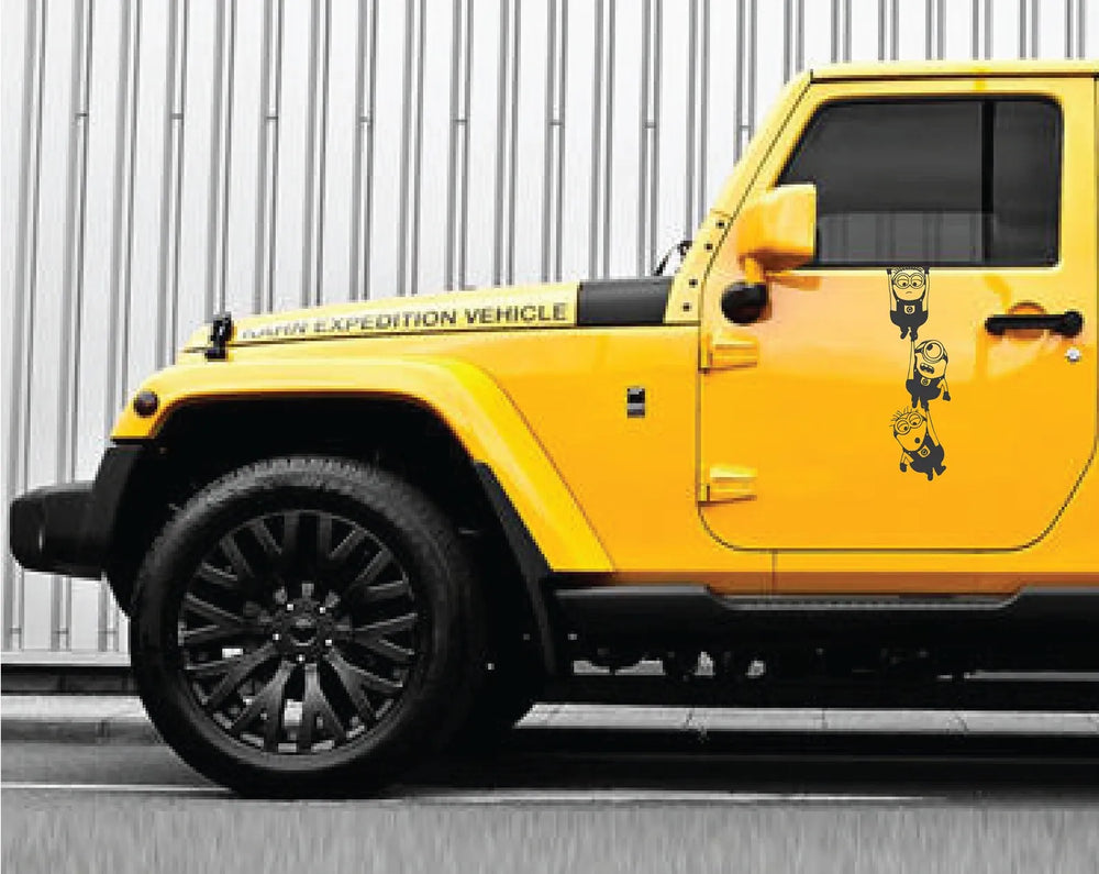 Anime Car Stickers External Accessories For Door Donnet Fashion Stickers Creative Sport PVC Vinyl Decals (ONLINE ORDER ONLY)
