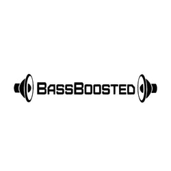 Car Styling Funny BassBoosted Bass Boosted Car Vinyl Decal Body Stickers PVC Carving Vinyl Decal Car Accessory (Online Order Only)