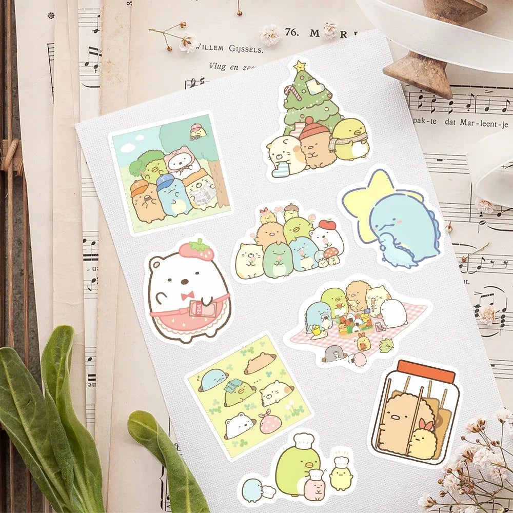 Kawaii Cute Cartoon Sumikko Gurashi Sticker DIY Toy Gift Decorative Graffiti Decal for Phone Luggage Laptop Scrapbook Waterproof (ONLINE ORDER ONLY)