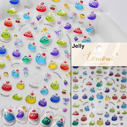 Sweet Cookies Biscuit Snack Delicious Doughnut Savoury Food Bicky Croissant Cheese Pudding Baguette Chic Nail Art Stickers Decal (ONLINE ORDER ONLY)