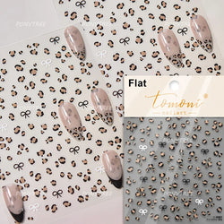 Colourful Grid Bowknot Charming Silk Ribbon Tie Chic 5D Self Adhesive Nail Art Sticker Sparkle Crystal Rhinestone Manicure Decal (ONLINE ORDER ONLY)
