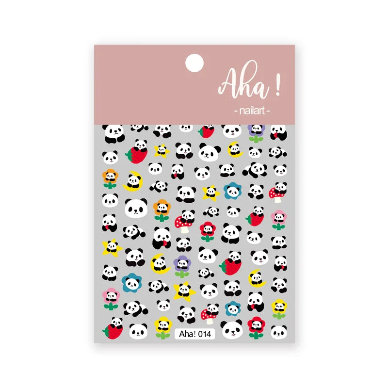1pc Cute White Cloud Nail Stickers Ultra Thin Nail Art Stickers Self Adhesive Decals Star Moon/Flower/Clouds Kawaii Nail Decals (Online Order Only)