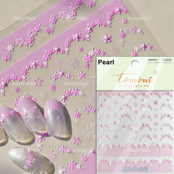 Retro Lace Gird Bowknot Love Heart Flower Leaves Fabric Art Photo Frame Embossed Self Adhesive Nail Art Stickers Manicure Decals (ONLINE ORDER ONLY)