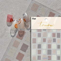 Shiny Colorful Color Block Fragment Square Fragment Grid Rhombus 3D Self Adhesive Nail Art Stickers Rhinestone Manicure Decals (Online Order Only)