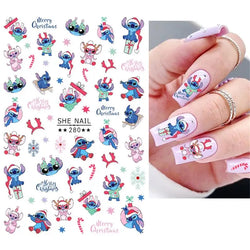 1PCS Disney Mickey Series Nail Stickers Cute 3D Minnie Nail Decorations Valentine's Day Christmas Self-Adhesive Nail Supplies *& (ONLINE ORDER ONLY)