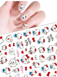 1PCS Disney Mickey Series Nail Stickers Cute 3D Minnie Nail Decorations Valentine's Day Christmas Self-Adhesive Nail Supplies *& (ONLINE ORDER ONLY)