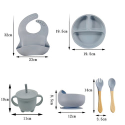 Children's Silicone Tableware Set (ONLINE ORDER ONLY)