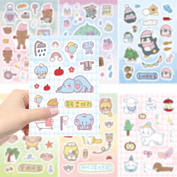 8/16/32pcs Animals Elephant Penguin Sticker Children DIY Puzzle Funny Assemble Stickers Kids Educational Toys Boys Girls Gifts﻿ (ONLINE ORDER ONLY)
