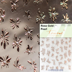 Dreamy Chic Butterfly Flower Bowknot Square Rhinestone Crystal 5D Self Adhesive Nail Art Stickers Fantasy Shiny Manicure Decals (ONLINE ORDER ONLY)