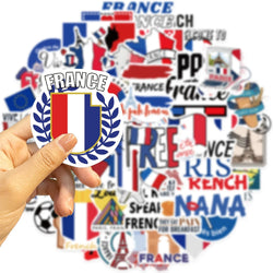 50PCS French Pop Style Stickers Aesthetic Phone Laptop Fridge Water Bottle DIY Waterproof Graffiti Cartoon Simple Sticker Pack (ONLINE ORDER ONLY)