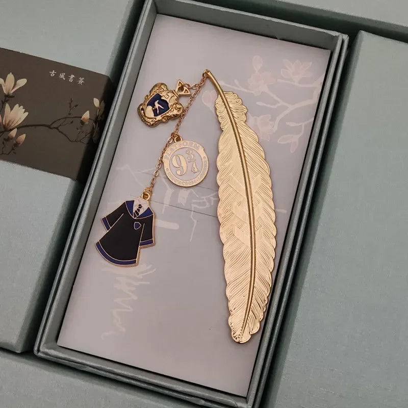 Harry Potter Gold Feather Bookmark - 13 Variants (ONLINE ORDER ONLY)