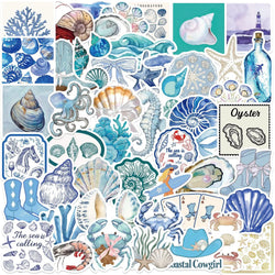 Cartoon Ocean Stickers for Phone Laptop Luggage Skateboard - 10/30/50PCS (Online Order Only)